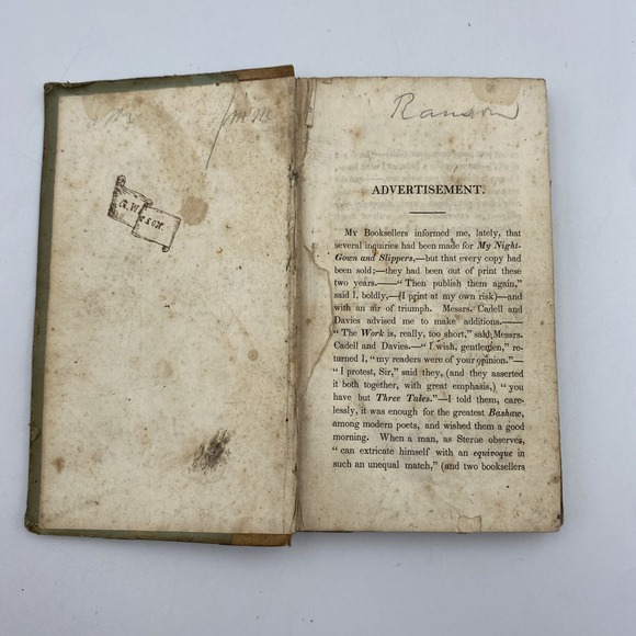 Lot of 5 Vintage Old Rare Antique Hardcover Softcover Books 1800s Read - Picture 4 of 16